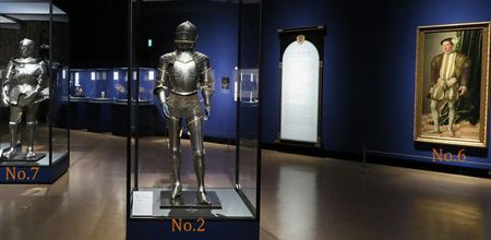 　《オーストリア大公フェルディナント２世（1529-1595）の肖像》＆《神聖ローマ皇帝マクシミリアン１世（1459-1519）の甲冑》＆《ヴュルテンベルク公ウリヒッヒ（1487-1550）の実戦および槍試合用溝付き甲冑》
